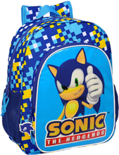 Skolryggsäck Sonic Speed 32 x 38 x 12 cm Blå