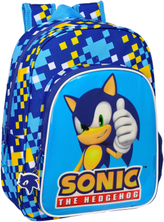 Skolryggsäck Sonic Speed 26 x 34 x 11 cm Blå