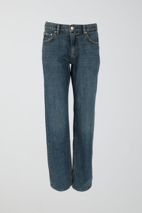Gina Tricot - Low straight petite jeans - low-straight-jeans - Blue - 36 - Female