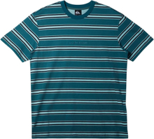 Notice Mix Stripe Ss Sport T-Kortærmet Skjorte Blue Quiksilver