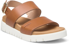 Gabriela Shoes Summer Shoes Flat Sandals Brown SWEEKS