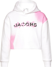 "Hooded Sweatshirt Hoodie Trøje White Little Marc Jacobs"
