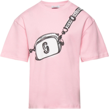 "Short Sleeves Tee-Shirt T-shirt Pink Little Marc Jacobs"