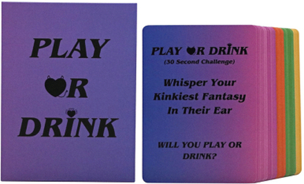 Exhiloria Play or Drink Spelkort