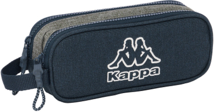 Dubbel bär-allt Kappa Dark navy Grå Marinblå 21 x 8 x 6 cm