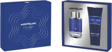 Mb Giftset Explorer Ultra Blue Edp 60 Ml + Sg 100 Parfyme Nude Montblanc*Betinget Tilbud