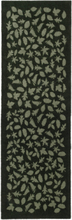 Løber Leaves All Over Home Textiles Rugs & Carpets Hallway Runners Green Tica Copenhagen