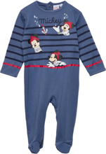 Sleepsuit Print Pyjamas Sie Jumpsuit Blue Mickey Mouse