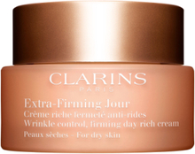 Extra-Firming Jour For Dry Skin Beauty WOMEN Skin Care Face Day Creams Nude Clarins*Betinget Tilbud