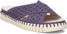 "Sandals Shoes Summer Shoes Flat Sandals Purple Ilse Jacobsen"