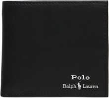 Leather Billfold Wallet Accessories Wallets Classic Wallets Black Polo Ralph Lauren