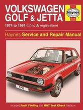 VW Golf & Jetta Mk 1 Petrol 1.1 & 1.3 (74 - 84) Haynes Repair Manual