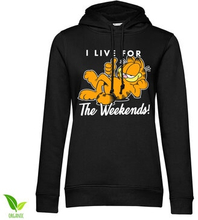Garfield - Live For The Weekend Girly Hoodie, Hoodie