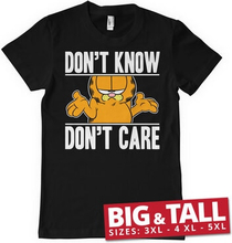 Garfield Don't Know - Don't Care Big & Tall T-Shirt, T-Shirt