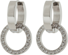 Eternal Orbit Earrings Steel Accessories Kids Jewellery Earrings Hoops Sølv Edblad*Betinget Tilbud
