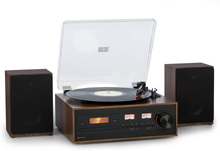 Oxford SE Mini-stereosystem DAB+/FM BT-funktion vinyl CD AUX-ingång