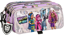 Dubbel bär-allt Monster High Best boos Lila 21,5 x 10 x 8 cm