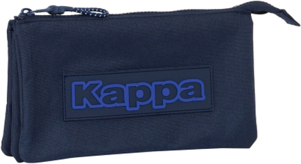 Tredubbel Carry-all Kappa Blue night Marinblå 22 x 12 x 3 cm