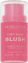 Revolution Fast Base Blush Stick Rose Beauty WOMEN Makeup Face Blush Rosa Makeup Revolution*Betinget Tilbud