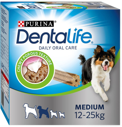 Purina Dentalife Tägliche Zahnpflege-Snacks für mittelgrosse Hunde - 48 Sticks (16 x 69 g)