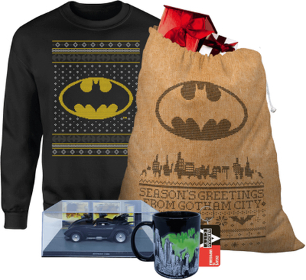 DC Batman Mega Christmas Gift Set (Worth £65) - Kids' 5-6 Years - Black