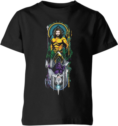 Aquaman and Ocean Master Kids' T-Shirt - Black - 5-6 Years - Black