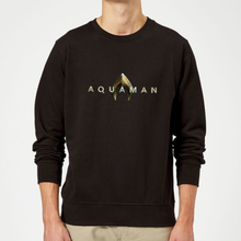 Aquaman Title Sweatshirt - Black - S - Black