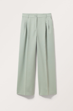 High waist wide leg trousers - Turquoise