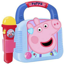 Musikalisk Leksak Peppa Pig Mikrofon 22 x 23 x 7 cm MP3