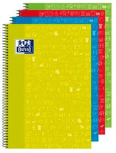 Anteckningsbok Oxford Write & Erase Multicolour Din A4 4 Delar 80 Blad