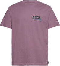 Mason Pipeliner Tee Sport T-Kortærmet Skjorte Purple Rip Curl
