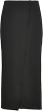 Slbea Skirt Knælang Nederdel Black Soaked In Luxury