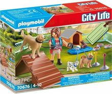 Playset Playmobil City Life Hund Träning 70676