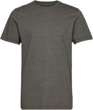 Slhnorman180 Mini Stripe Ss Tee W Tops T-shirts Short-sleeved Grey Selected Homme
