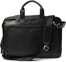 1 Compartment Laptop Bag Designers Briefcases Black Tony Perotti