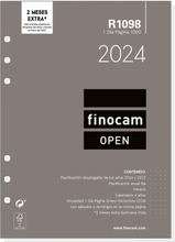 Påfyllning av agenda Finocam Open R1098 2024 Vit 15,5 x 21,5 cm