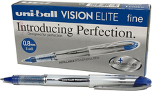 Penna för flytande bläck Uni-Ball Vision Elite UB-200 Mörkblå 0,6 mm