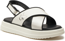 Sandaler Calvin Klein Jeans Platform Sandal V3A2-80831-1688 S White 100