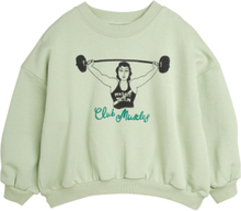 Club Muscles Sp Sweatshirt Tops Sweatshirts & Hoodies Sweatshirts Green Mini Rodini
