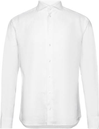 Regular Fit Men Shirt Tops Shirts Linen Shirts White Bosweel Shirts Est. 1937