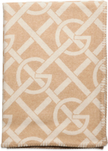 G-Pattern Throw Home Textiles Cushions & Blankets Blankets & Throws Beige GANT