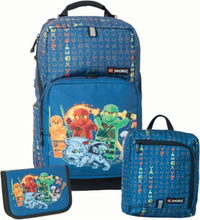 Lego® Optimo Starter School Bag W/Attachable Gym Bag & Pencil Case W/ Content Accessories Bags Backpacks Multi/patterned Lego Bags
