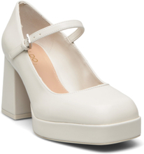 "Trowe Shoes Mary Jane Shoe Heeled Sandals White ALDO"