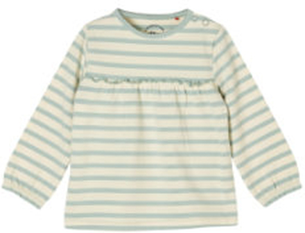 s. Olive r Langærmet skjorte aqua stripes