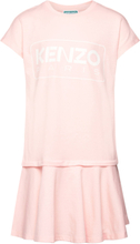 Dress Dresses & Skirts Dresses Casual Dresses Short-sleeved Casual Dresses Pink Kenzo