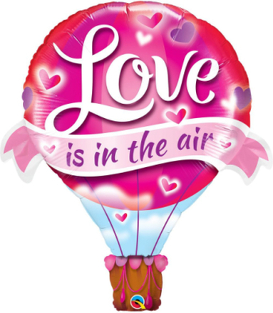 Stor Love is in the Air Luftballong Folieballong 107 cm