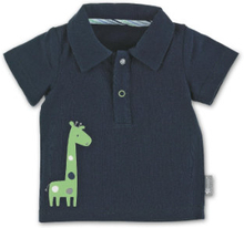Sterntaler Polo-Shirt Giraffe marine