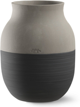Kähler Omaggio Circulare vase 20 cm, antrasittgrå