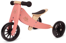 Kinderfeets ® 2-i-1 trehjulet cykel lille tot, koral