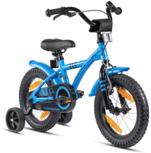 PROMETHEUS BICYCLES® HAWK Børnecykel 14 , Blå-Sort